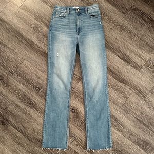 Pistola Colleen High Rise Slim Boot Split Hem Jeans New